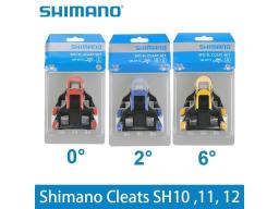 Shimano SPD SL SM-SH10 kufry silniční bez vůle - černo-červené