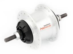 SHIMANO NEXUS SG-C3001-7R Inter 7 náboj zadní, 36 děr, stříbrný - OEM, zboží 2. jakosti