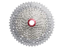 SunRace CS-MX8 kazeta 11kolo 11-46z., stříbrná - METALLIC