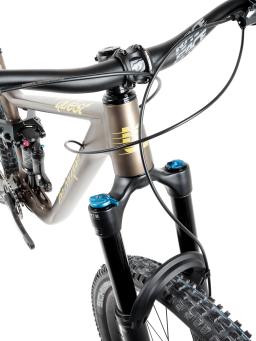 Celoodpružené MTB 29" Lee Cougan Quest SHIMANO Deore XT Di2 M8250 1x12 , velikost L – 19" (48 cm), hnědozlatá matná