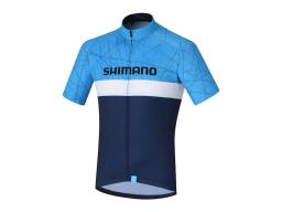 SHIMANO TEAM dres, námořnická modrá, L