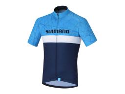 SHIMANO TEAM dres, námořnická modrá, XL