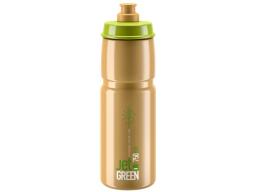 ELITE láhev JET GREEN  hnědá/bílé logo 750ml