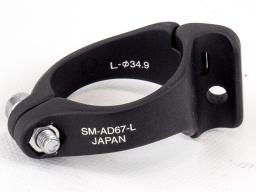 Shimano  SM-AD67-L objímka na přesmykač průměr 34,9mm, barva černá