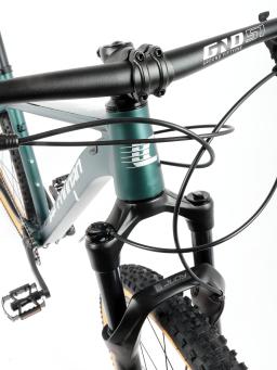 Kolo MTB 29"  Lee Cougan Droid  Shimano Deore  1x12 , velikost M -19"   zeleno-černá matná