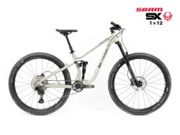 Celoodpružené  MTB 29" Lee Cougan Quest  Sram SX  Eagle 1x12 , velikost  S -16" (40,5cm) - barva šedá lesklá
