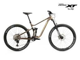 Celoodpružené  MTB 29" Lee Cougan Quest  Shimano XT/ SLX 1x12 , velikost  M -17,5" (44cm)  - barva hnědozlatá matná