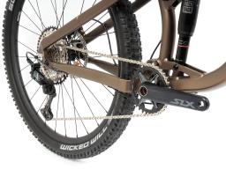 Celoodpružené  MTB 29" Lee Cougan Quest  Shimano SLX  1x12 , velikost  M -17,5" (44cm)  - barva hnědozlatá matná