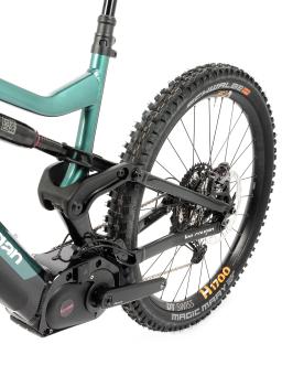Celoodpružené eloktrokolo  MTB 29"/27,5"  Lee Cougan E-Quest - Brose S / 720Wh-20Ah / Shimano XT 1x12  , velikost  L - 19" – barva černo-Military Green lesklá