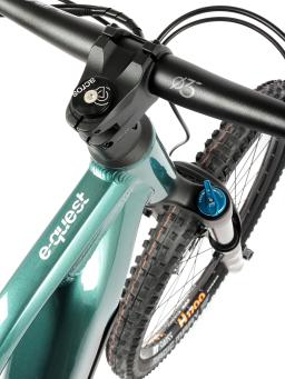 Celoodpružené eloktrokolo  MTB 29"/27,5"  Lee Cougan E-Quest - Brose S / 720Wh-20Ah / Shimano XT 1x12  , velikost  L - 19" – barva černo-Military Green lesklá