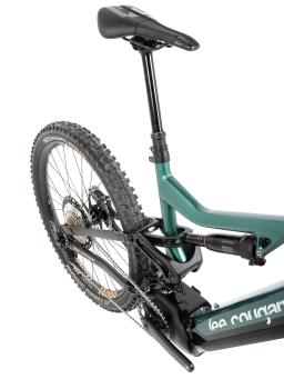 Celoodpružené eloktrokolo  MTB 29"/27,5"  Lee Cougan E-Quest - Brose S / 720Wh-20Ah / Shimano XT 1x12  , velikost  L - 19" – barva černo-Military Green lesklá