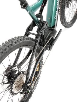 Celoodpružené eloktrokolo  MTB 29"/27,5"  Lee Cougan E-Quest - Brose S / 720Wh-20Ah / Shimano XT 1x12  , velikost  L - 19" – barva černo-Military Green lesklá