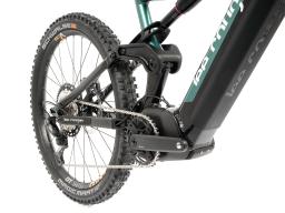 Celoodpružené eloktrokolo  MTB 29"/27,5"  Lee Cougan E-Quest - Brose S / 720Wh-20Ah / Shimano XT 1x12  , velikost  L - 19" – barva černo-Military Green lesklá