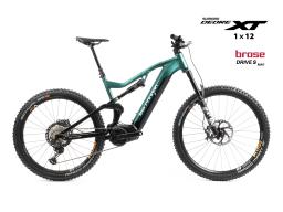 Celoodpružené eloktrokolo  MTB 29"/27,5"  Lee Cougan E-Quest - Brose S / 720Wh-20Ah / Shimano XT 1x12  , velikost  L - 19" – barva černo-Military Green lesklá