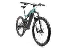 Celoodpružené elektrokolo  MTB 29"/27,5" Lee Cougan E-Quest – Brose S / 725 Wh, 20 Ah / Shimano XT 1x12 , velikost M – 17,5" – barva černo-military green lesklá