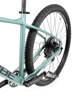 Kolo MTB 29" Cube  Access WS EXC Shimano ESSA  1x8 , velikost L -18" – barva  šedomodrá/eukalyptus/