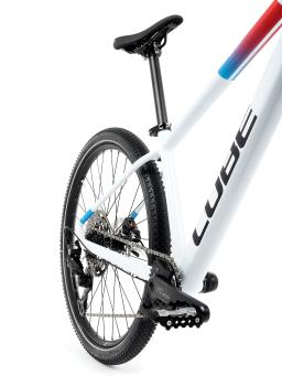 Kolo MTB 27,5" Cube  Aim SLX Shimano CUES U6000 1x11 , velikost  S -14"  – barva bílá