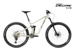 Celoodpružené  MTB 29" Lee Cougan Quest  Shimano Deore Di2 M6250 1x12 , velikost   M -17,5" (44cm) - barva šedá lesklá