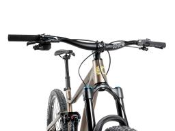 Celoodpružené  MTB 29" Lee Cougan Quest SHIMANO Deore XT Di2 M8250 1x12 velikost M (17,5" / 44 cm) - barva hnědozlatá matná