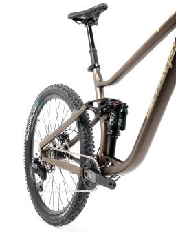 Celoodpružené  MTB 29" Lee Cougan Quest SHIMANO Deore XT Di2 M8250 1x12 velikost M (17,5" / 44 cm) - barva hnědozlatá matná