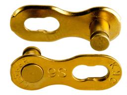 KMC CL-566R spojka na řetěz 9kolo zlatá -znovupoužitelná