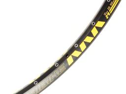 Zapletená kola MTB 29"/ Trek 28" Rodi Tryp 30 Disc – Shimano HB-MT410-B / Shimano FH-MT410 Disc Center Lock – pár žlutý polep
