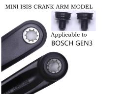 Prowheel Gen3  kliky bez převodníku e-Bike Mini ISIS 170 mm černá OEM