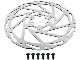 TEKTRO TR180-52 brzdový kotouč - 6děr 180mm/tloušťka 1,8mm + šrouby