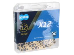 KMC X12 řetěz -12s, černo-zlatý
