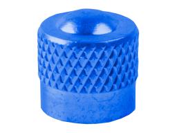 ALU čepička  Auto ventilku modrá