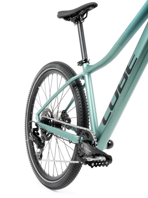 Kolo MTB 27,5" Cube Access WS EXC Shimano ESSA 1x8, velikost XS – 13", šedomodrá (eukalyptus)