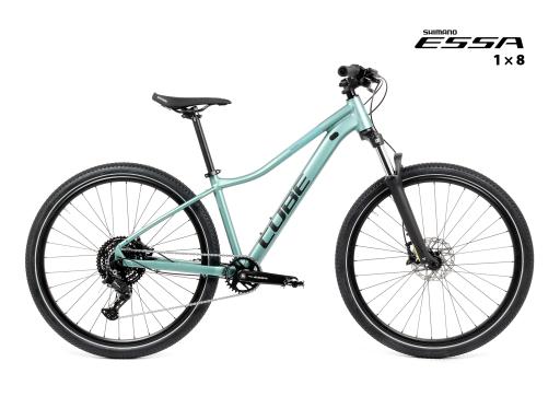 Kolo MTB 27,5" Cube Access WS EXC Shimano ESSA 1x8, velikost XS – 13", šedomodrá (eukalyptus)