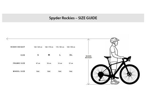 Kolo Gravel Spyder Rockies Shimano GRX RX820 1x12, velikost XL – 57 cm, barva dle přání