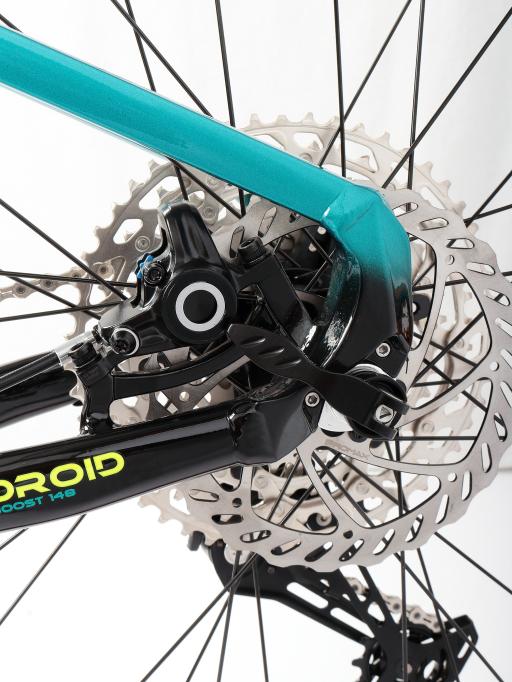 Kolo MTB 29" Lee Cougan Droid Shimano Deore 1x11 velikost M -19" modro-černá lesklá