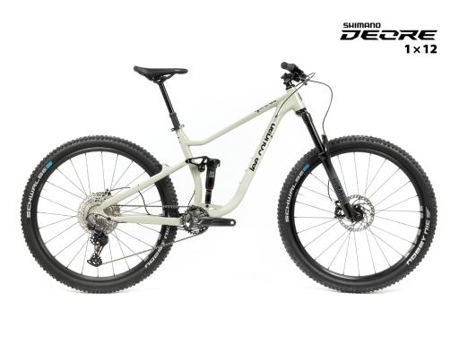 Celoodpružené MTB 29" Lee Cougan Quest SHIMANO Deore Di2 M6250 1x12, velikost S - 16" (40,5 cm) - barva šedá lesklá