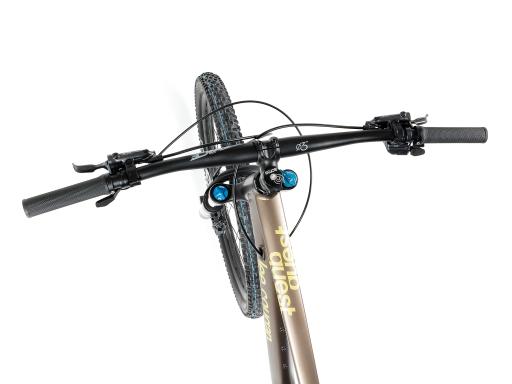 Celoodpružené MTB 29" Lee Cougan Quest SHIMANO Deore XT Di2 M8250 1x12 , velikost L – 19" (48 cm), hnědozlatá matná