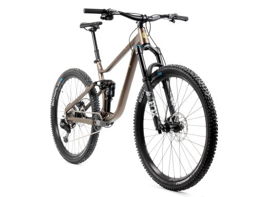 Celoodpružené MTB 29" Lee Cougan Quest SHIMANO Deore XT Di2 M8250 1x12 velikost S (16" / 40,5 cm) - barva hnědozlatá matná