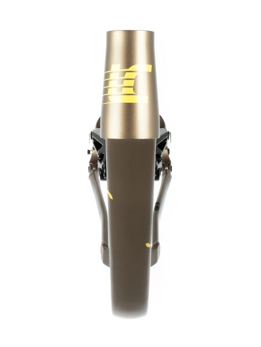 Celoodpružené MTB 29" Lee Cougan Quest SHIMANO Deore XT Di2 M8250 1x12 velikost S (16" / 40,5 cm) - barva hnědozlatá matná