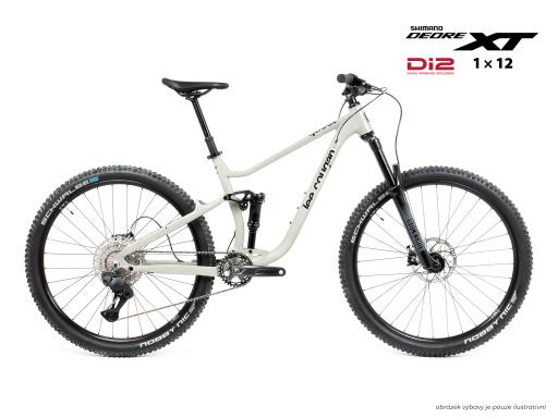 Celoodpružené MTB 29" Lee Cougan Quest SHIMANO Deore XT Di2 M8250 1x12 , velikost M – 17,5" (44 cm), šedá lesklá
