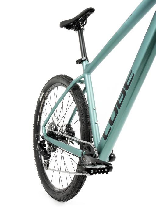 Kolo MTB 29" Cube Access WS EXC Shimano CUES U4000 1x9, velikost M – 16", šedomodrá (eukalyptus)