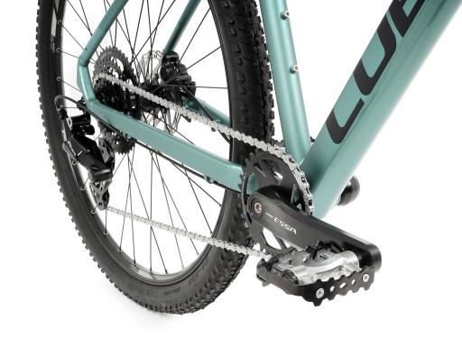 Kolo MTB 29" Cube Access WS EXC Shimano CUES U4000 1x9, velikost M – 16", šedomodrá (eukalyptus)