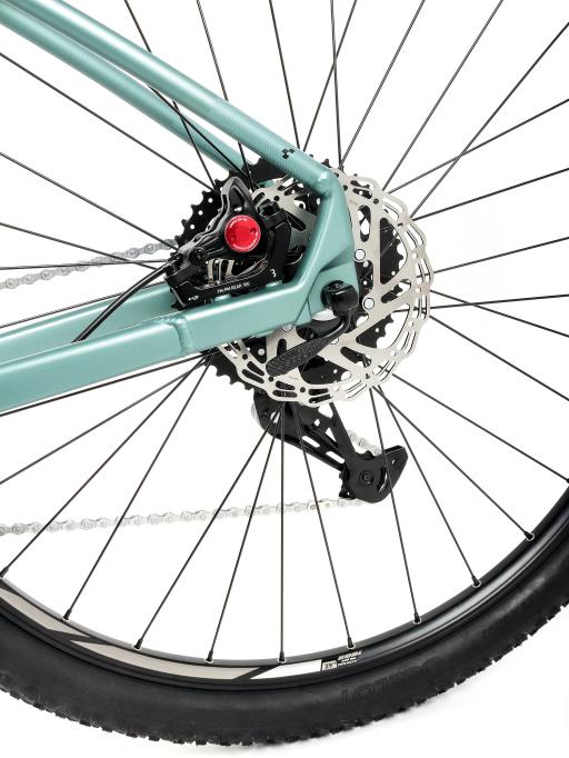Kolo MTB 29" Cube Access WS EXC Shimano CUES U4000 1x9, velikost M – 16", šedomodrá (eukalyptus)