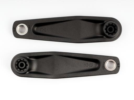 Samox HB-25 e-Bike kliky bez převodníku 165 mm ISIS offset 25 mm černá OEM