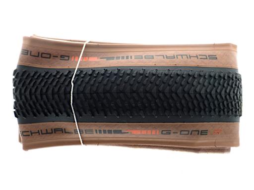 SCHWALBE G-ONE R plášť 700x40C Evolution Line HS610 V-Guard Super Race TLE ADDIX Race kevlar hnědá