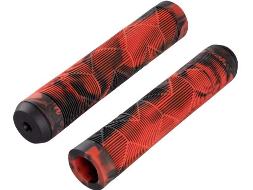 Gripy FORCE, BMX145mm gumové, černo-červené