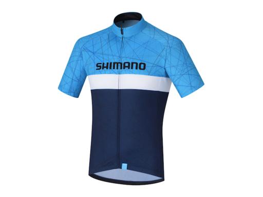 SHIMANO TEAM dres, námořnická modrá, XL