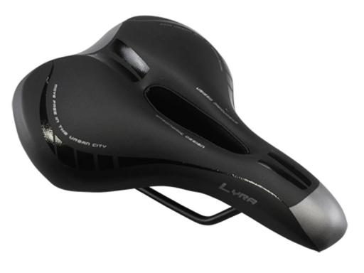 Sedlo městské Selle Monte Grappa Lyra Plus , barva černá 255x192mm