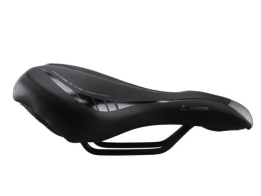 Sedlo městské Selle Monte Grappa Lyra Plus , barva černá 255x192mm