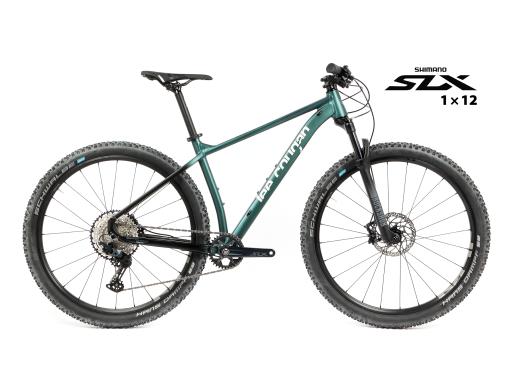 Kolo MTB 29"  Lee Cougan Revenge, Shimano SLX 1x12 , velikost S -17" zeleno-černá matná