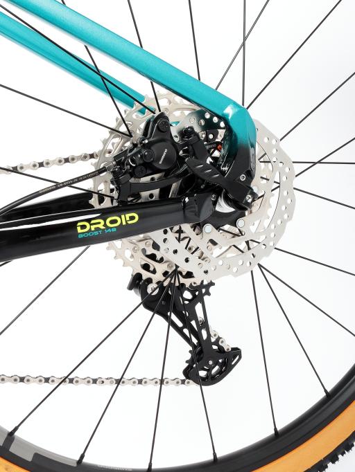 Kolo MTB 29" Lee Cougan Droid SHIMANO Deore 1x12 velikost S - 17" modro-černá lesklá